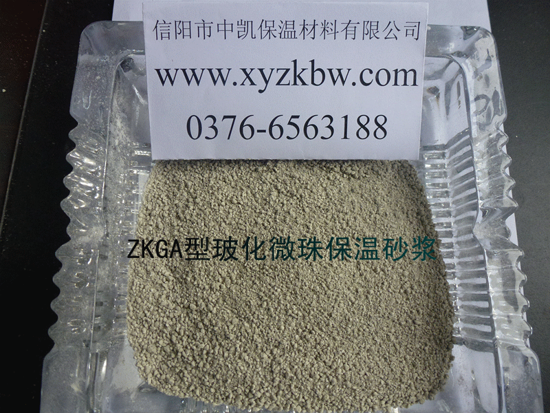 Glass beads of dry-mixed mortar